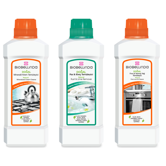 *Pack 3 bouteilles - Crème minérale + Anti Calcaire + Four